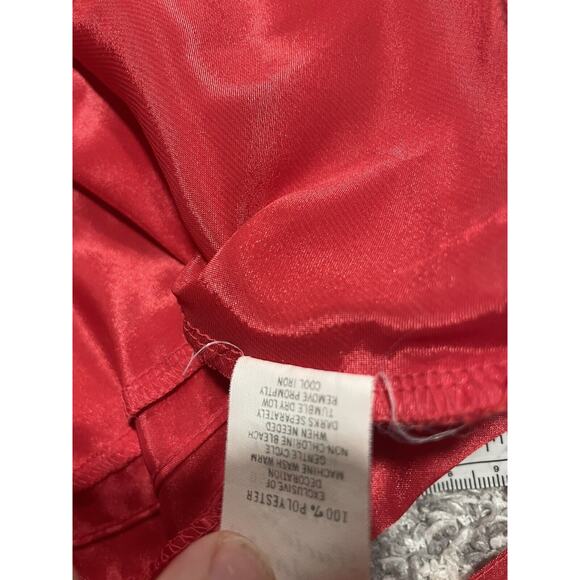 Vintage Lucie Ann II Red Satin Cami Intimate Top Size 36 VTG - Picture 9 of 9